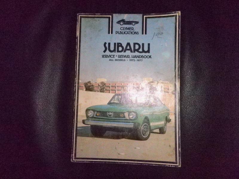 Clymer subaru service - repair handbook~all models~1972-1977