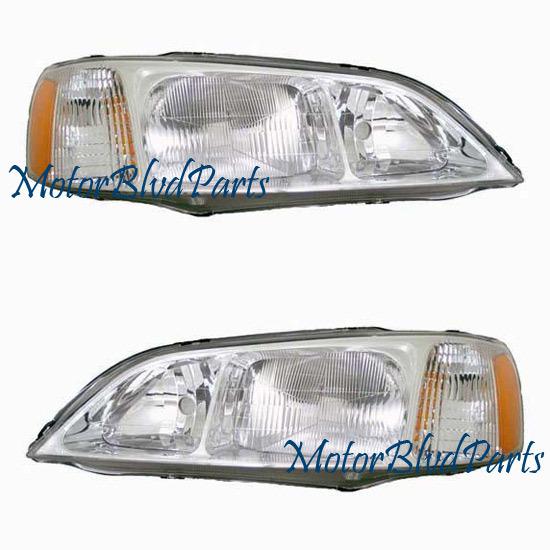 99-01 acura 3.2tl headlamps headlights driver+passenger