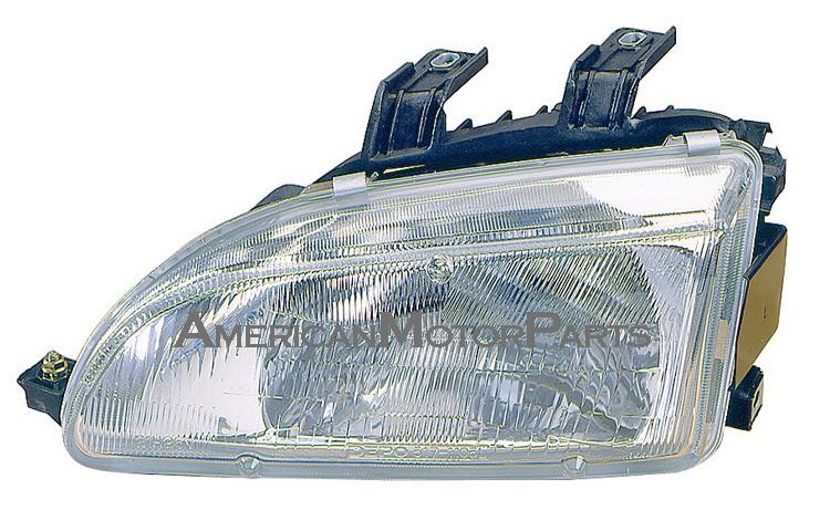 Eagleeye driver & passenger replacement headlight head lamp 92-95 honda civic