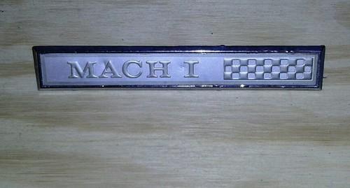 Original mach 1 mustang dash emblem 1968-70