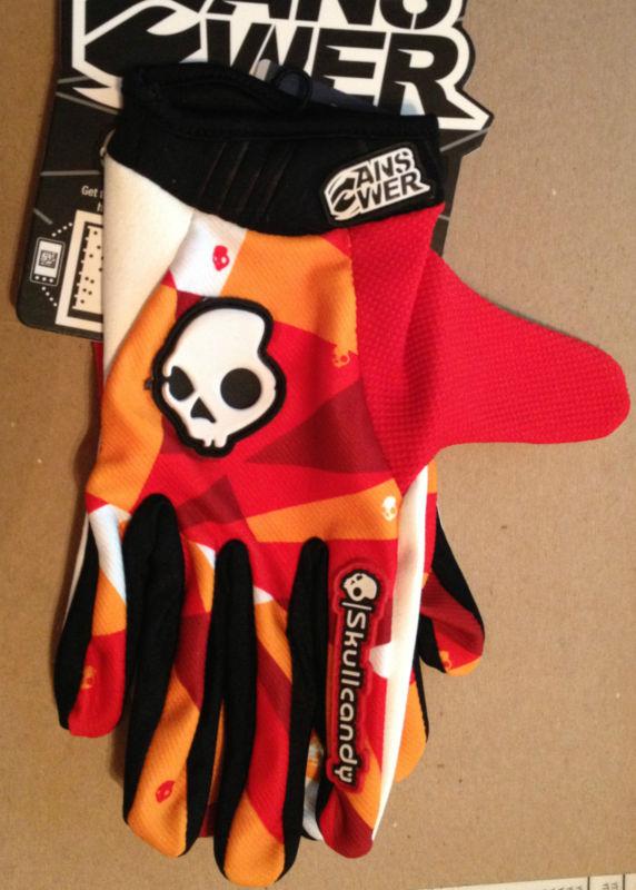 Answer mx racing gloves 2xl moto x motocross glove mens atv skull candy bmx xxl