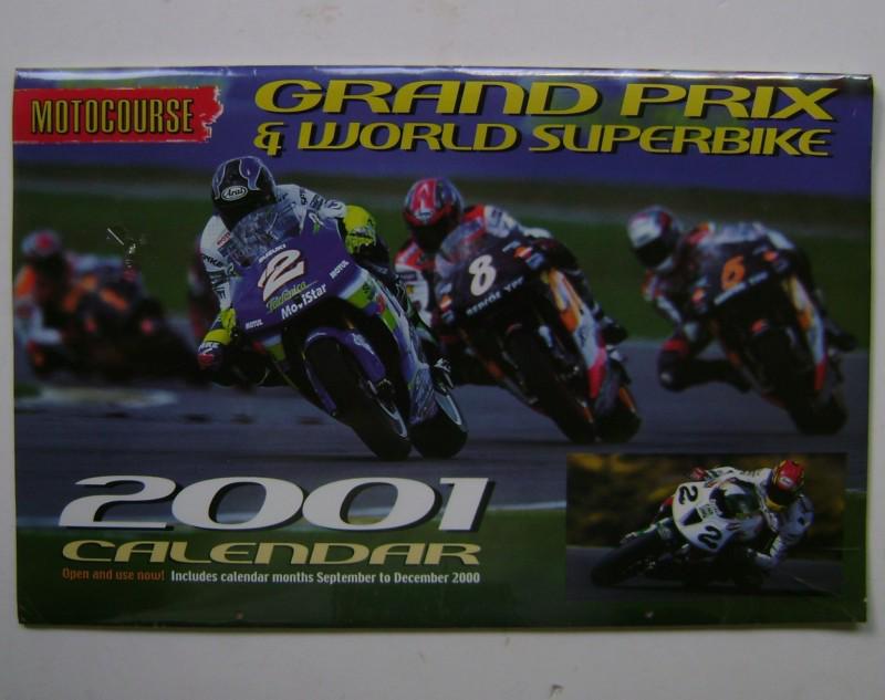 2001 motocourse grand prix & world superbike calendar new motogp rossi biaggi