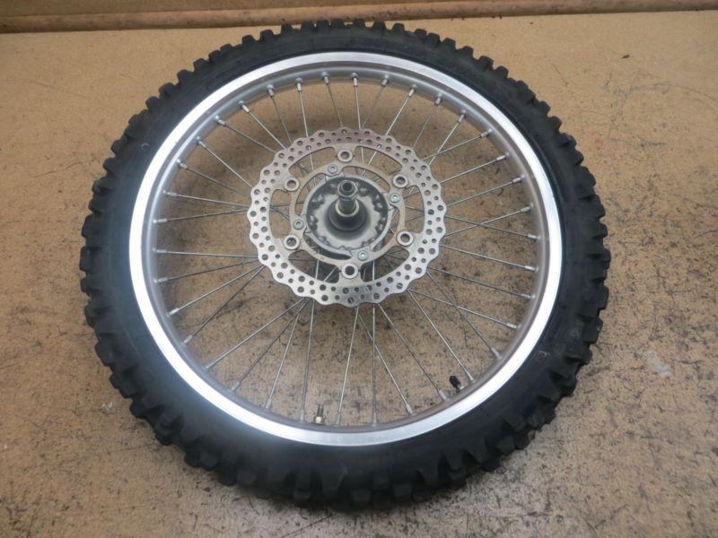 2006 06 kx250f kx 250f kxf250 kxf 250 front wheel rim tire rotor axle hub