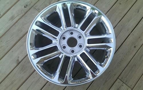 Oem cadillac escalade 22" platinum edition rim genuine gm 