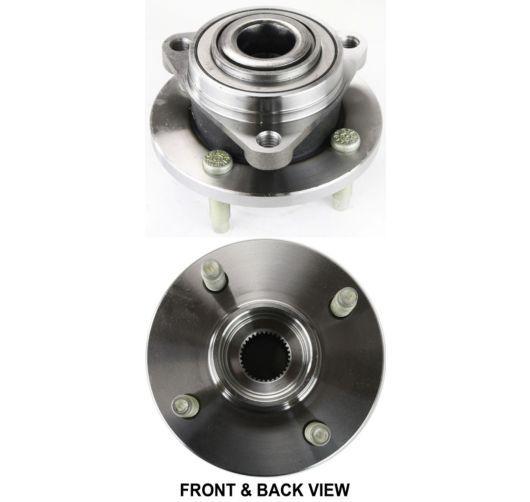 New front wheel bearing hub assembly without abs