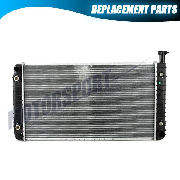99-02 chevrolet express 4.3l 5.7l v8 gas ohv cooling radiator auto 1row w/ eoc