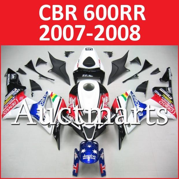 Fit honda 07 08 cbr600rr cbr 600 rr 2007 2008 fairing kit abs plastics h2 a01