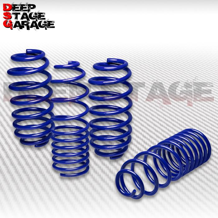 1.5" drop racing sport suspension lowering spring 08-11+ audi tt fwd/awd blue