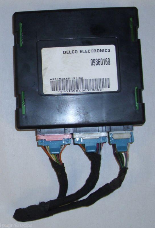 2000 chevy malibu 4d gm 3.1l 3100 v6 bcm body control module 09360169 computer