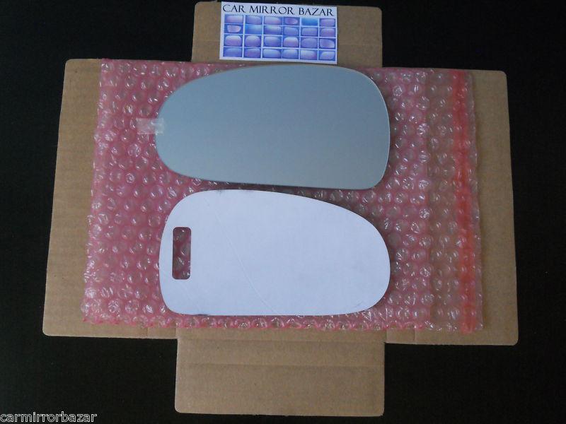 2000-2006 audi tt quattro mirror glass driver side lh + adhesive pad - 648lf