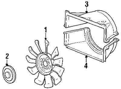 Gmc 25868538 genuine oem factory original upper shroud