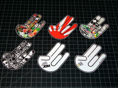 X6 shocker decal sticker lot 100% waterproof 3.5" longside