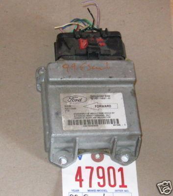 Ford 99-03 escort airbag srs control computer/ecu/ecm 1999 2000 2001 2002 2003