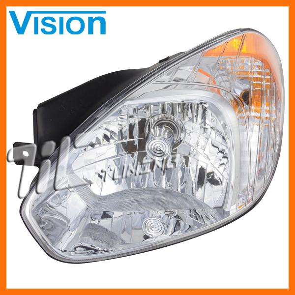 Left headlight for 2007-2011 hyundai accent driver side headlamp sedan 5dr hb lh