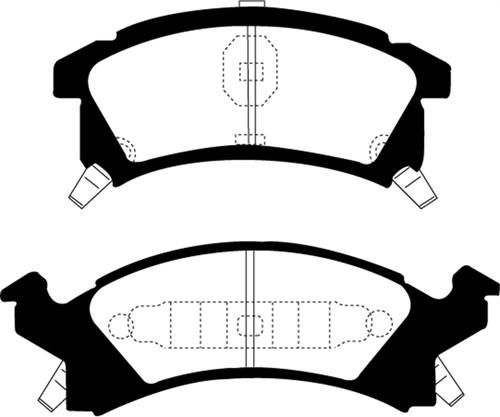 Ebc brakes dp21175 ebc greenstuff 2000 series sport brake pads