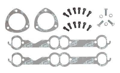 Mr. gasket installation kit for headers oval exhaust ports gaskets bolts sbc kit