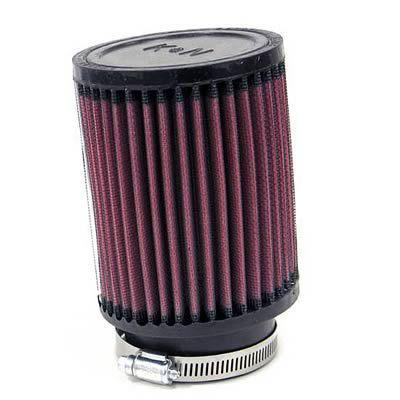 K&n air filter element round straight cotton gauze red 2.625" dia inlet rb-0810