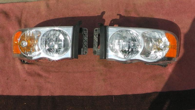 2002-2005 dodge ram srt-10 viper truck oem headlight assemblies