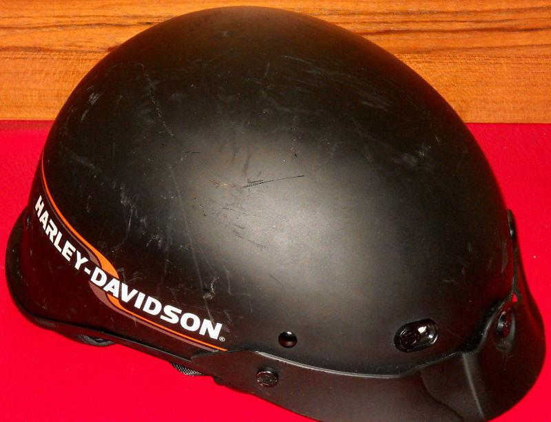 Harley davidson dot motorcycle half helmet s-55-56cm