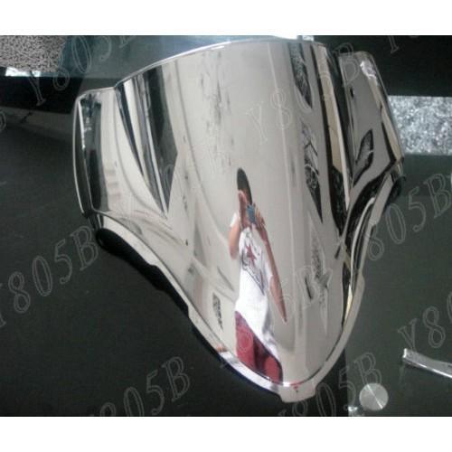 Windshield windscreen suzuki hayabusa gsxr 1300 gsxr1300 1997-2007 chrome silver