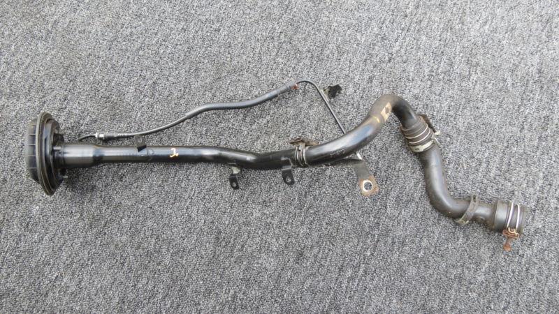 04-08 mazda rx8 fuel gas tank filler pipe neck with fuel line hose           j