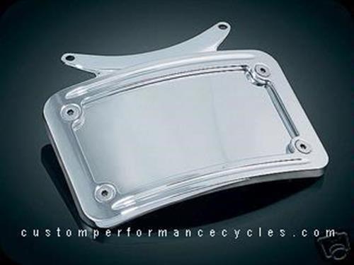 Kuryakyn curved license plate frame harley electra road street glide king