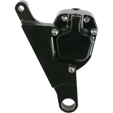 Belt drives ltd gma-200ssb 2 piston front caliper smooth black 88-06 harleyfxsts