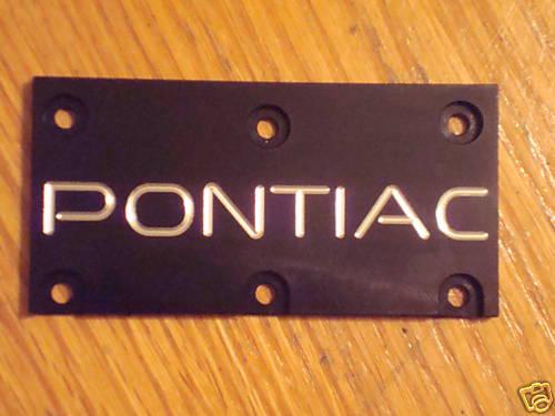 Pontiac tpi lt1  throttle body plate trans am firebird black