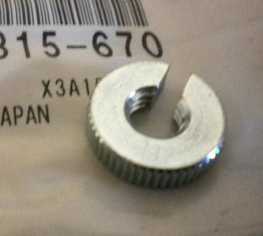 Nos honda oem fixing nut cb450 cb250 cb92 ca95 cr125 cr250 cl125  90321-315-670