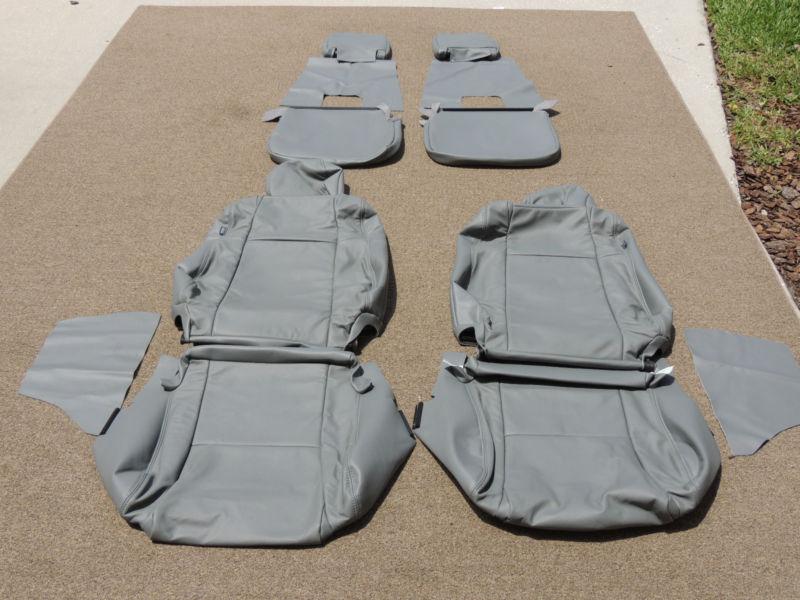 Toyota tacoma access cab trd leather seat covers seats 2009 2010 2011 #25