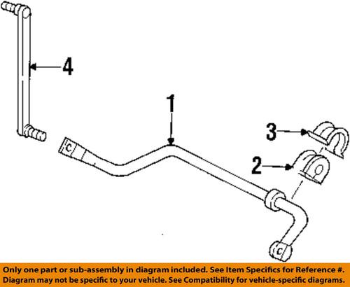 Ford oem f58z5493a stabilizer bar-stabilizer bar bushing