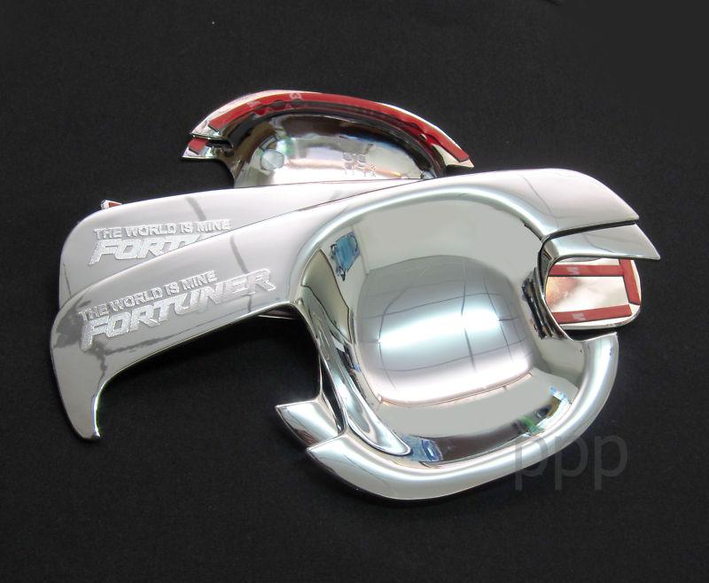 Chrome door handle bowl inserts cover surround toyota hilux fortuner sw4 05 - 13