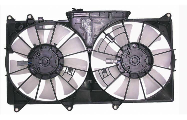 Depo ac condenser radiator cooling fan assembly 2001-2004 2002 2003 lexus is300