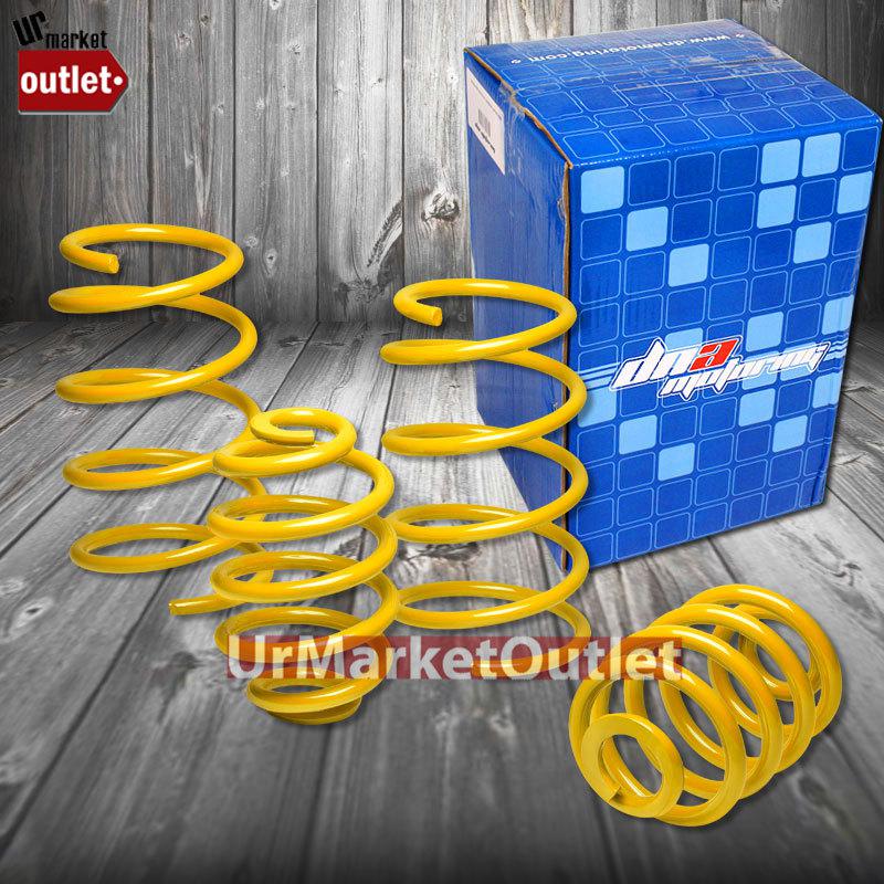 Yellow 2" drop suspension lowering springs/spring kit for bmw 92-98 e36 3-series