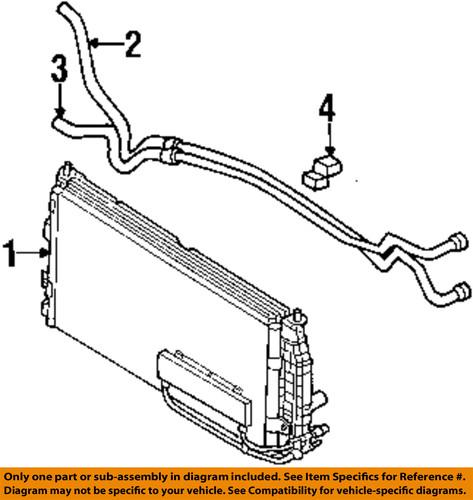 Mopar oem 4767055ad transmission oil cooler-pressure line