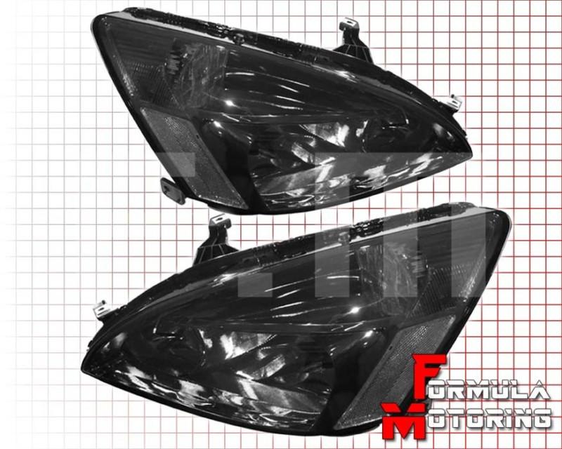 Honda accord 03-06 cm6 cm7 crystal all smoke headlights corner turn signal lamp