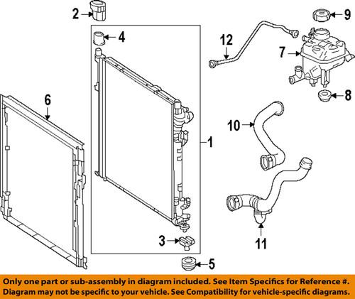 Mercedes-benz-mb oem 1665000049 radiator-recovery tank