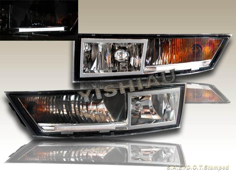 07-10 cadillac escalade ext fog lights led stripe 08 09 00 new 