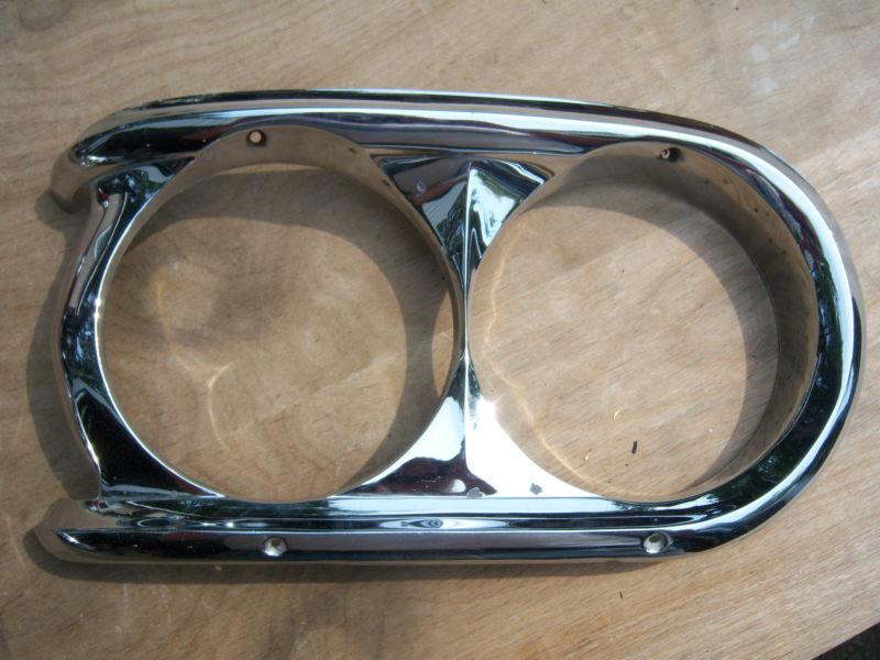 1958 oldsmobile headlight door bezel trim gm molding