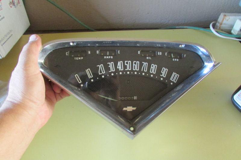 1955 chevrolet pickup speedometer - excellent cond. - rebuilt