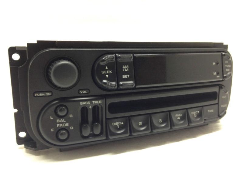 Dodge chrysler am fm radio & cd player caravan, jeep, ram, neon p05064354aj