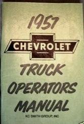 1957 chevy truck owners manual