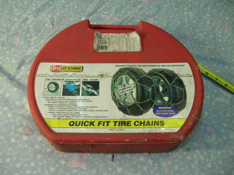 Quick fit diamond pattern sport lt tire chains 1550 les schwab italy premium