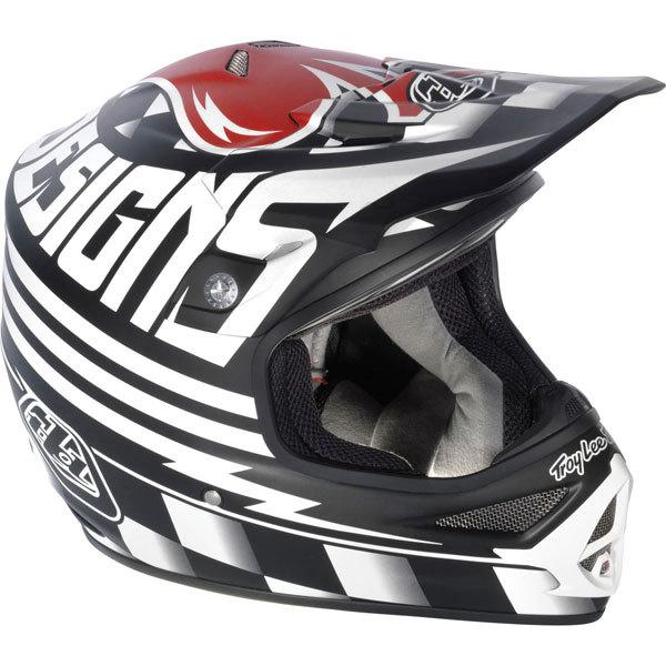 Black m troy lee designs air ace helmet 2013 model