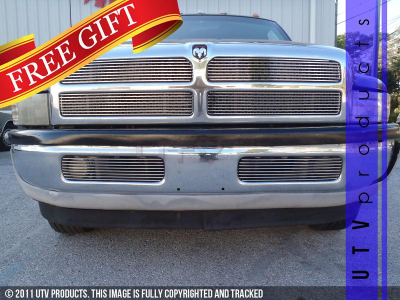 1994 - 2001 dodge ram 1500 2500 3500 billet grille combo kit 95 96 97 98 99 00 