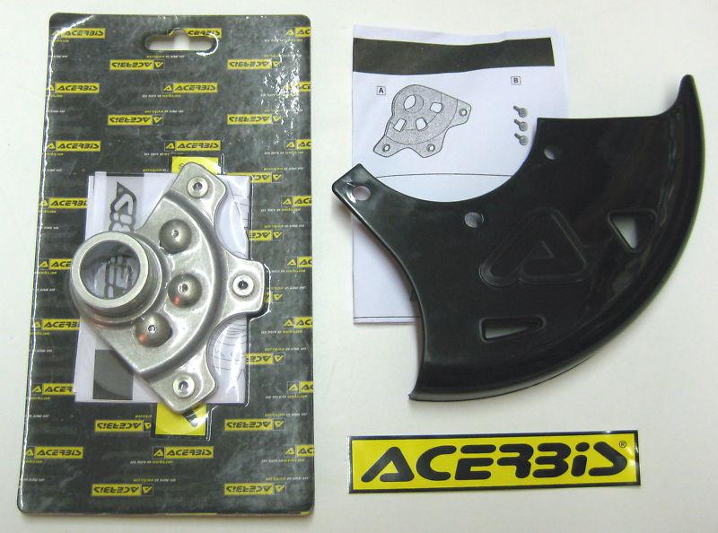 Acerbis rear disc cover black mount kit crf 250 450 r x 06 07 08 09 10 11 12 new