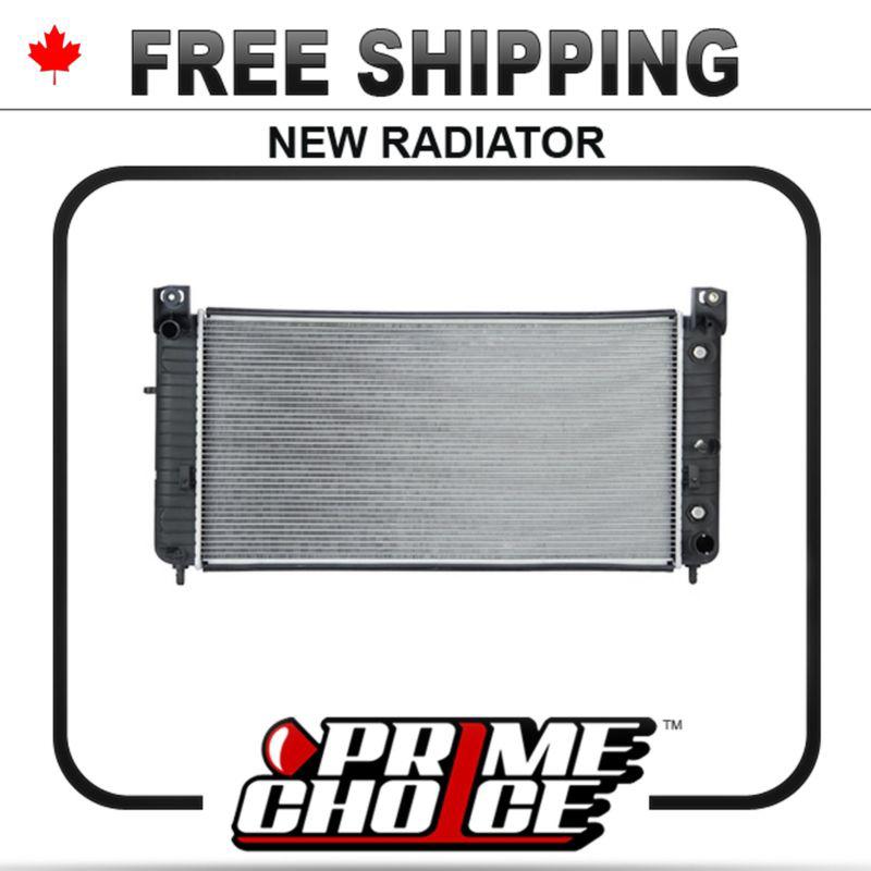 Direct fit complete aluminum radiator 100% leak tested for 4.8l-5.3l-6.0l-6.2l