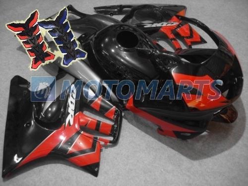 Free tank pad! aftermarket fairing kit bodywork for honda cbr600 f3 1997 1998 ac