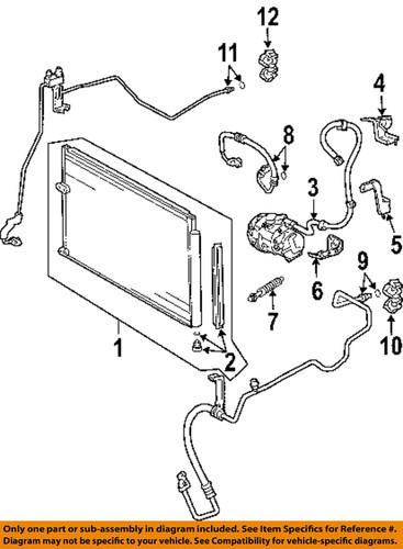 Toyota oem 8845047020 a/c condenser