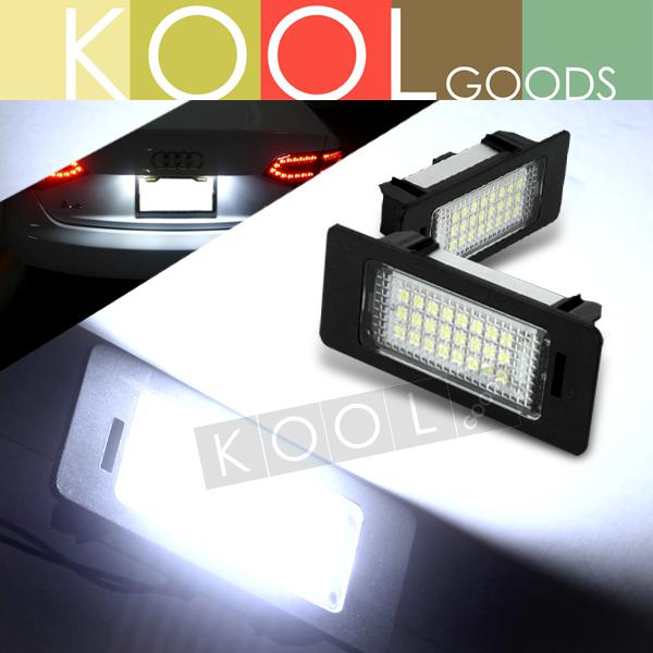 Good 2 pcs audi led license plate light a4 a5 s4 s5 b8 q5 tt tts